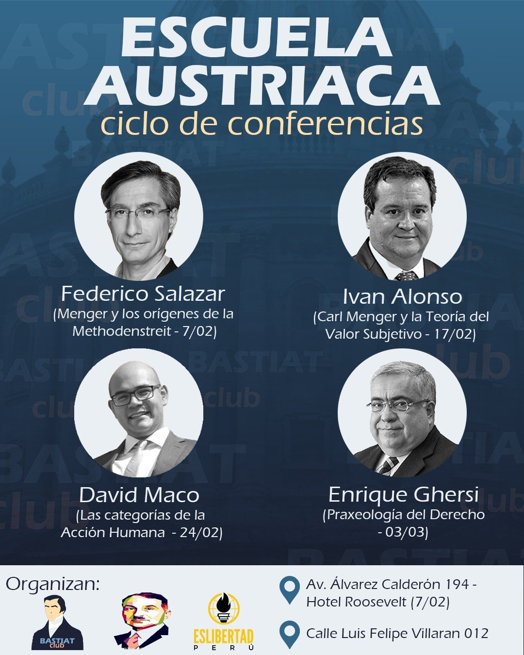 Imagen de la publicación: Ciclo de conferencias para entender la Escuela Austriaca