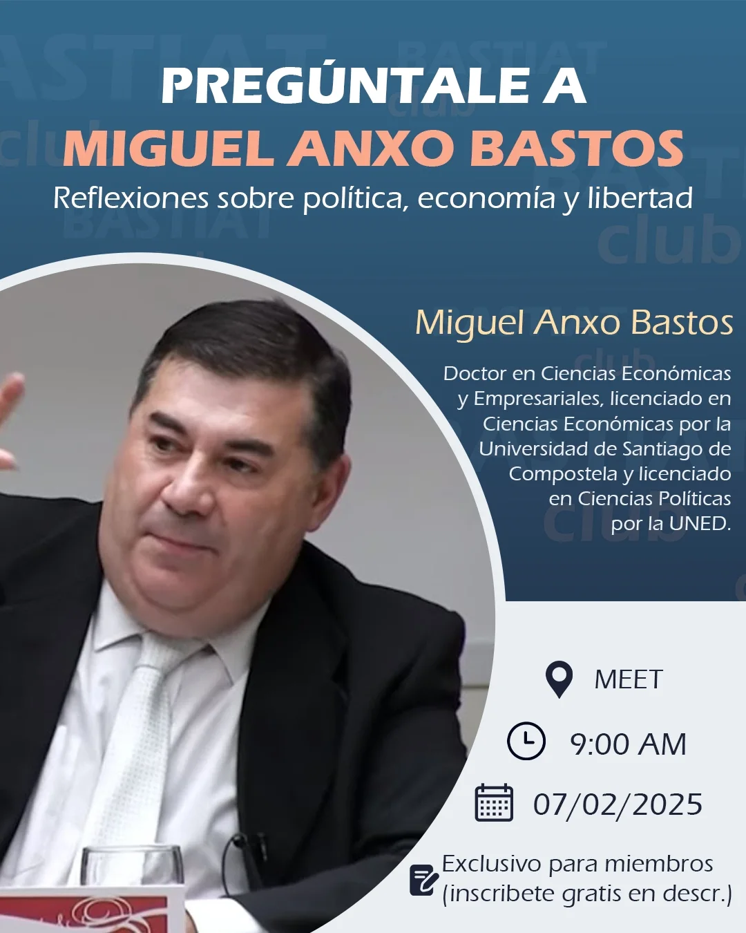Imagen de la publicación: Conversa con Miguel Anxo Bastos